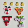 Estilo coreano em estoque capa de celular de frutas e vegetais acessórios de resina de beleza patch grampo de cabelo infantil elástico material diy