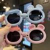 Gafas de sol polarizadas para niños con diseño de oso, gafas de sol de silicona con dibujos de ratón, gafas geniales de oso, gafas lindas para fotos, protector solar