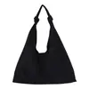 Bolsa de ombro grande, de cor sólida, moderna, minimalista e elegante para mulheres, nova bolsa tote de axila da moda 2026, estilo coreano