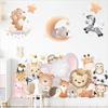 Pegatinas de pared con diseño de león, elefante y habitación infantil, autoadhesivas, para decoración de salón y dormitorio, AY10275 estrellas