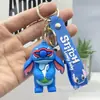 Colgante de Stitch de Dibujos Animados Llavero Divertido de Lilo y Stitch Colgante Muñeco de Plástico Suave Caja Ciega