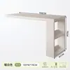 Popular Escritorio de Esquina para Uso Doméstico, Mesa de Estudio, Tocador de Dormitorio para Niñas, Estantería Integrada, Escritorio de Computadora de Esquina en Forma de L