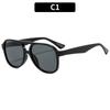 Nuevas Gafas de Sol de Piloto de Moda de Doble Varilla Transfronterizas para Hombre y Mujer Personalizadas para Conducción al Aire Libre Gafas de Sol