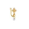 Piercing de Nariz de Zirconia de Cobre Transfronterizo, Pinza para Nariz con Diseño de Lujo de Alta Gama, Piercing Falso para Nariz, Accesorio Facial