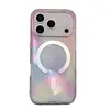 Funda de Teléfono Magnética con Gradiente de Neón Adecuada para Apple 17Promax Moderna 16 Antideslizante Anticaída 15 Fuerte Atracción Magnética 13