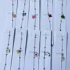 Nueva pulsera de retención de color transfronteriza, pulsera con colgante de diamantes para estudiantes femeninas de cadena dulce de Japón y Corea del Sur, suministro de tienda de 2 yuanes