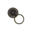 Manija de cajón de bronce de 30 mm, un solo agujero, anillo colgante oculto, manija abatible, aleación de zinc, anillo de tirador redondo para gabinete, hebilla de mueble retro