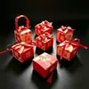 Caixa de Doces Chinesa Criativa Quadrada Caixa de Doces de Casamento Atacado Estilo Chinês Caixa de Doces para Presente de Mão Doce de Casamento