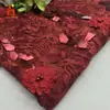 Bordado de Cuentas Nueva Pieza Colgante Vestido Cheongsam Bordado Punto Estampado Estéreo Uñas Cuentas Lentejuelas Bordado Tela