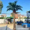 Árbol de coco artificial a gran escala, fibra de vidrio, resistente a los rayos UV, apto para uso en exteriores e interiores, ideal para hoteles, centros comerciales y diseño de paisajes tropicales