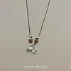 Collar con Colgante de Elefante de Plata Estilo Étnico para Mujer, Popular en Xiaohongshu, Cadena Sencilla y Elegante para Suéter, Accesorio para Colgar en el Cuello para Sudaderas