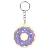 Llavero de Donut de Goma Suave de PVC Decoración de Mochila de Dibujos Animados Estilo Ins Amazon Aliexpress Transfronterizo