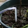 Sistema de riego por goteo 47 tubo de lana blanco transparente flecha de goteo curva jardinería flecha de riego por microaspersión equipo de ahorro de agua para árboles frutales en maceta