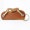 Estuche Creativo para Llaves de Cuero de Flor Entera, Bolso Hecho a Mano para Guardar Llaves, Estuche de Cuero Genuino para Llaves de Coche, Venta Directa del Fabricante, Tendencia Nacional