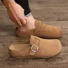 Nueva colección de otoño 2026: Mocasines cómodos, ligeros y antideslizantes sin cordones, con suelas gruesas, perfectos para uso casual.; zapatos al por mayor estilo Birkenstock para hombre