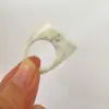 Joyería de Estilo Europeo y Americano, Anillo Cuadrado y Redondo de Acrílico con Diseño de Nicho, Moda de Gama Alta, Anillo Elegante y Versátil para el Dedo Índice