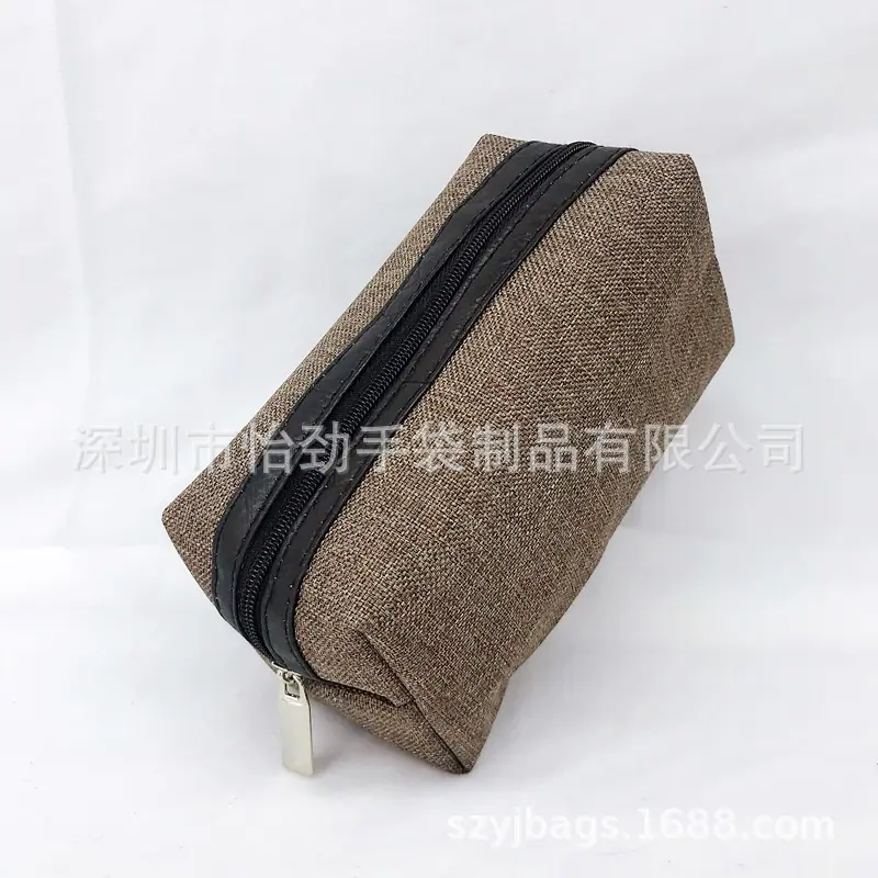 帆布枕头包长方形帆布化妆包