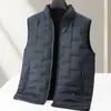Colete de Penas Masculino 26 Outono/Inverno 90% Penugem de Pato Branco Quente Reversível Jovem Casual Leve Sem Mangas Jaqueta de Penas