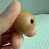 Madera de Haya Europea 5 Puntas Color Natural Brillante Manija de Bola de Madera de Agujero Único Accesorios de Ferretería para Puertas de Gabinete Cajones con Inserto Roscado M4
