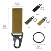 Temu Hebilla de Correa de Nylon Táctica para Exteriores Transfronteriza Correa de Ventilador Militar Mosquetón Multifuncional Gancho de Pico de Águila
