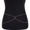 WMS Cadena de Bikini Nueva Sexy con Cadena de Cuentas y Pedrería Cadena para Cintura Cadena para el Cuerpo Nuevo Accesorio Transfronterizo Europeo y Americano