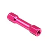 Superfície Brilhante Cabeça Dupla Hexagonal Pilar de Alumínio Parafuso Pilar de Liga de Alumínio Grau 4.8 Anodizado Modelo de Avião Porca Pilar M3