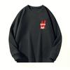 Sudadera fina de cuello redondo para hombre, nueva moda de otoño 2023, con estampado de dibujos animados, de manga larga para pareja