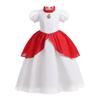 Vestido de niña cosplay Super Potencia Brigitte Vestido de Princesa Puntada de Encaje Manga Abullonada Vestido Infantil
