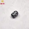Venta al por mayor de fábrica Cuentas Dzi de Nueve Ojos Retro Blanco y Negro Manualidades de Ágata Natural Joyería Materiales Hechos a Mano Cuentas Sueltas
