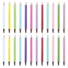 Caneta Esferográfica com Adesivo de Pressão Nova Caneta de Presente Cor Sólida Criativa Caneta Publicitária Caneta Esferográfica de Presente Pode Ser Impressa com Logo Atacado