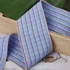 Cinta de cuadros de colores con borde fino para lazos de pelo hechos a mano para niños de bricolaje, decoración de ropa, zapatos, sombreros y cajas de regalo