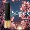 [Artículo Caliente Transfronterizo] Incienso en Varilla de Bambú Flor de Cerezo Negra 20 Piezas/Paquete Varillas de Incienso 50 Piezas con Etiqueta para Envío Directo