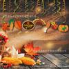 Xl094 Colgante Espiral Pvc Acción de Gracias Otoño Cosecha Tema Calabaza Fiesta Lámina Espiralesbanner