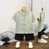 Ropa de verano Hanfu para niños, nuevo estilo chino, ropa de actuación para niños, traje Tang antiguo para niñas, ropa de actuación para jardín de infantes