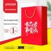 Bolsa de mão da empresa produção em massa e processamento empresa saco de presente publicitário saco de papel de alta qualidade impressão de logotipo