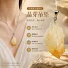 Colgante de diente de amatista natural con piedra cruda de comercio exterior retro europeo y americano, joyería de sentido de alta calidad, colgante de mineral crudo, collar de amatista