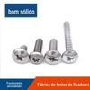 Acessórios para Capacete Parafuso Grande de Cabeça Chata Aço Inoxidável 304 Fenda Cruzada Parafuso de Cabeça Guarda-chuva Parafuso Americano Fábrica Personalizada