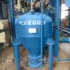 Sistema de transporte neumático de fase densa a presión positiva para cenizas de carbón y polvo mineral, utilizando un transportador de lecho fluidizado y un dispositivo de transporte cerrado