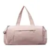 Bolsa de Viagem para Mulheres Estilo Coreano Grande Capacidade Versátil Leve Bolsa de Bagagem para Curta Distância Bolsa de Bagagem para Fitness Bolsa Transversal Casual Cor Sólida
