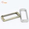 Acessórios de hardware para bagagem, bolsa de roupas, liga de zinco, fundição sob pressão, fivela de boca ajustável de duas engrenagens, fivela quadrada de metal de 38 mm