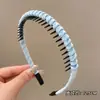 Diadema de Pelo Esponjosa de Moda con Dientes para Mujeres, Accesorio para el Cabello para Uso Diario, Nuevo Pinza para el Cabello 2025