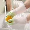 Guantes de Lavado para Exhibición de Pavo de Goma Impermeable Duradera Látex Cepillo de Cocina Lavar Ropa Hacer Tareas Limpieza del Hogar Resistente al Aceite