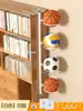 Estante de Almacenamiento para Baloncesto Montado en la Pared Estante para Balones Estante de Almacenamiento para Fútbol Estante para Balones del Hogar Gabinete Lateral Estante de Colocación para Voleibol Soporte