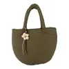 2026 Nuevo Bolso de Mano Simple de Color Sólido para Mujer Otoño/Invierno Bolso Tote Pequeño para el Trabajo y los Viajes Estilo Coreano Bolsa de Algodón