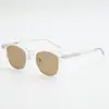 Gafas de Sol Antirreflejantes con Marco Negro Clásico y Acabado Texturizado, Estilo de Moda Transfronterizo Europeo y Americano, Adecuadas para el Viaje Diario y la Protección Solar