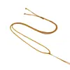 Cordón para Colgante de Collar de Poliéster Ajustable Cordón para Colgante Thangka de Jade Cordón de Jadeíta Cordón para Colgar Collar de Joyería Dorada Cordón de Collar