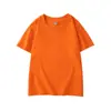 Camiseta Infantil de Algodón Puro 180g Cuello Redondo Color Sólido Manga Corta Ropa Infantil para Jardín de Infancia Uniforme de Clase Camiseta Publicitaria para Actividades para Niños Pequeños