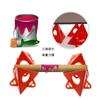 Suministro de fábrica soporte para carpintería en forma de pirámide 50 * 60 mm soporte triangular de plástico para pintura en aerosol al por mayor