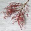 Planta artificial estilo chinês grama estrela flor artificial de casamento grama de pinho nebuloso grama de nevoeiro ramo de vime natural estado para casamento