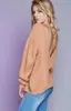 AliExpress nuevo suéter de punto de color sólido europeo y americano Street holgado cuello en V sin espalda doble cara para mujer